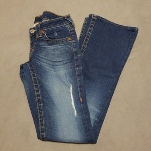 True religion size 25 low rise 25X33